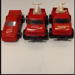 Remco Coca Cola Toy Car And Truck Lot