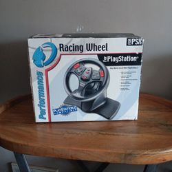 Vintage Performance Racing Wheel For Playstation 2 PSX