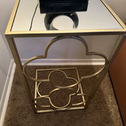 End Table Coffee Table Night Stand Gold