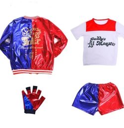 Halloween Costume set for girls, Suicide Squad Harley Quinn, size:110cm/4T