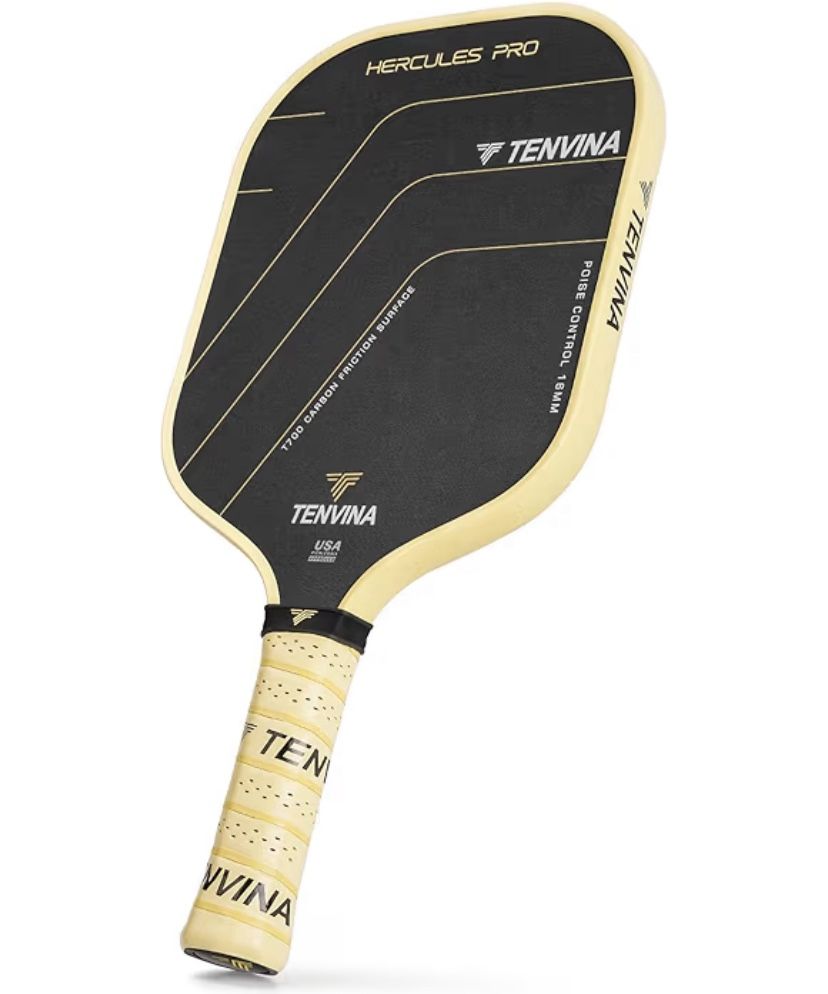 Thermoforming 4-Layer T700SC Friction Carbon Fiber Pickleball Paddle, Professional USAPA Approved Pickle Ball Paddle with Strong Power and Larger Swee