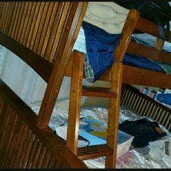 REAL WOOD BUNK BED