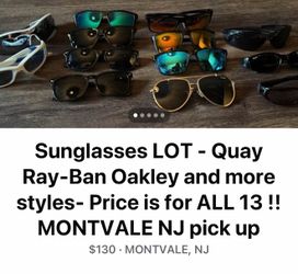 Sunglasses!! BUNDLE !!! Ray-Ban Oakley Quay etc $130 for ALL 13