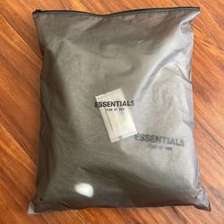 Essentials fear of god hoodie medium dark oatmeal