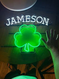 Jameson neon sign