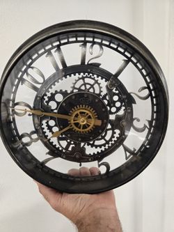 Sterling & Noble Gear Design Wall Clock