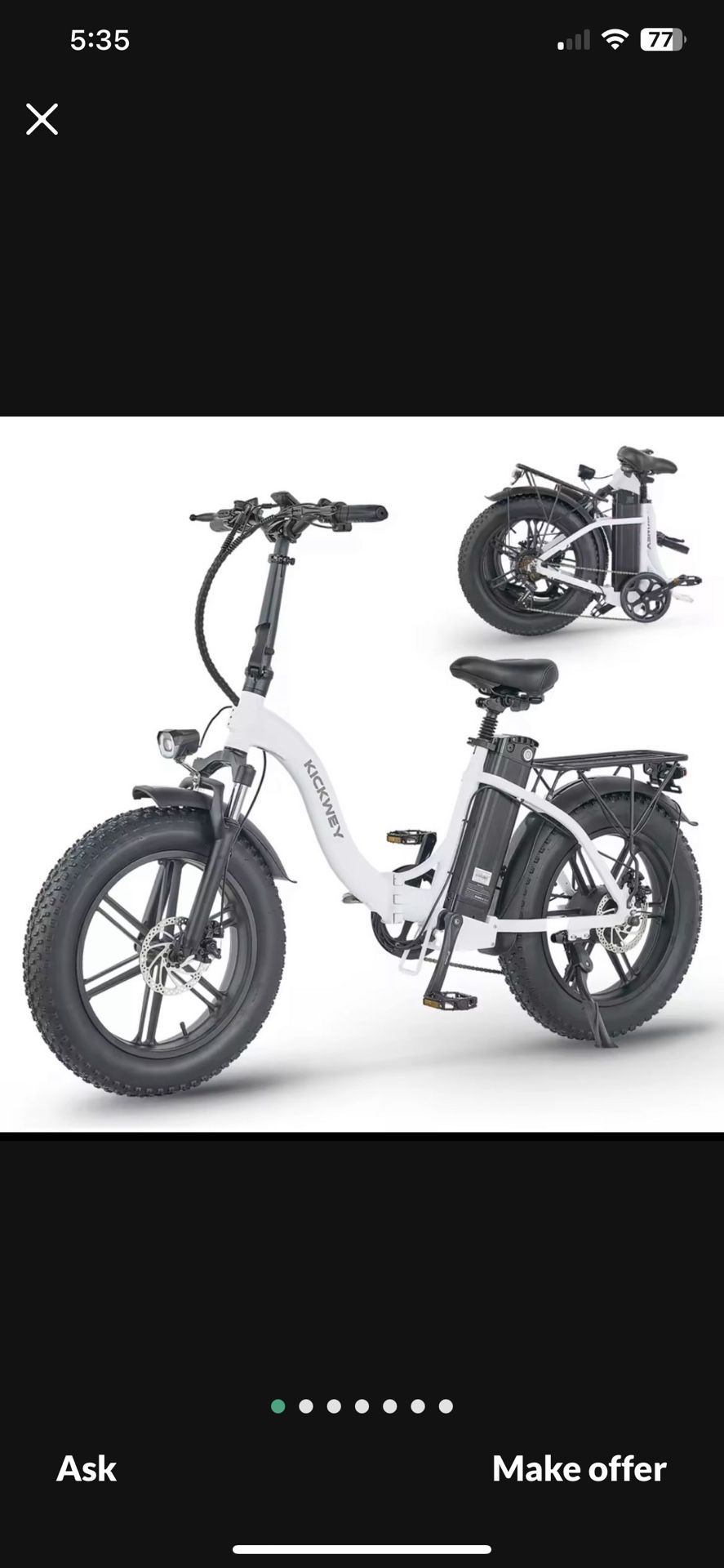 NEW KICKWEY ELECTRIC BIKE