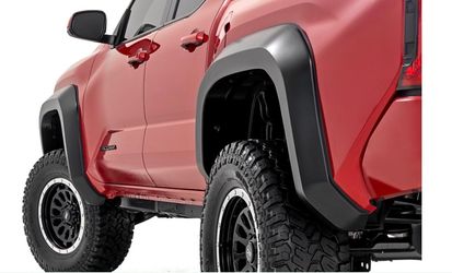 Rough Country Fender Flares For Toyota Tacoma (2024+) - Matte Black