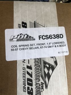 Chevy lowering springs