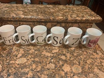Starbucks City Collector Mugs Set of 6