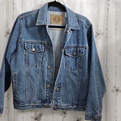 Men’s Long Sleeves Blue Jean Jacket 