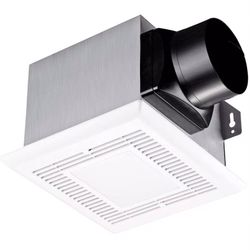 Bathroom fan Ventilation and Exhaust Fan No Attic access Needed Installation Very Quiet, with LED light, 80 CFM, 4000K, 600LM, 2.0Sone
