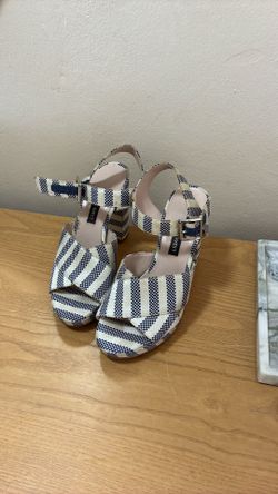 Striped Platform Block Heels – Size 6– $20 OBO