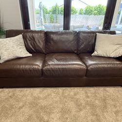 Like NEW TWO Leather Couches !