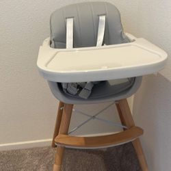 Wooden Baby High Chair