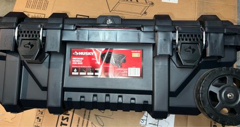 HUSKY-  Black Medium 37 in. Heavy Duty Rolling Toolbox