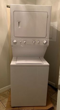 GE Stacked Washer And Dryer Combo - Only 2 Years Old 