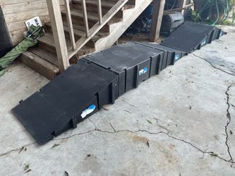 LandWave Modular Ramp Set – 4 Ramps + Platform – Skateboard/BMX/Wheelchair –