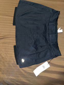 Black alo mini skirt