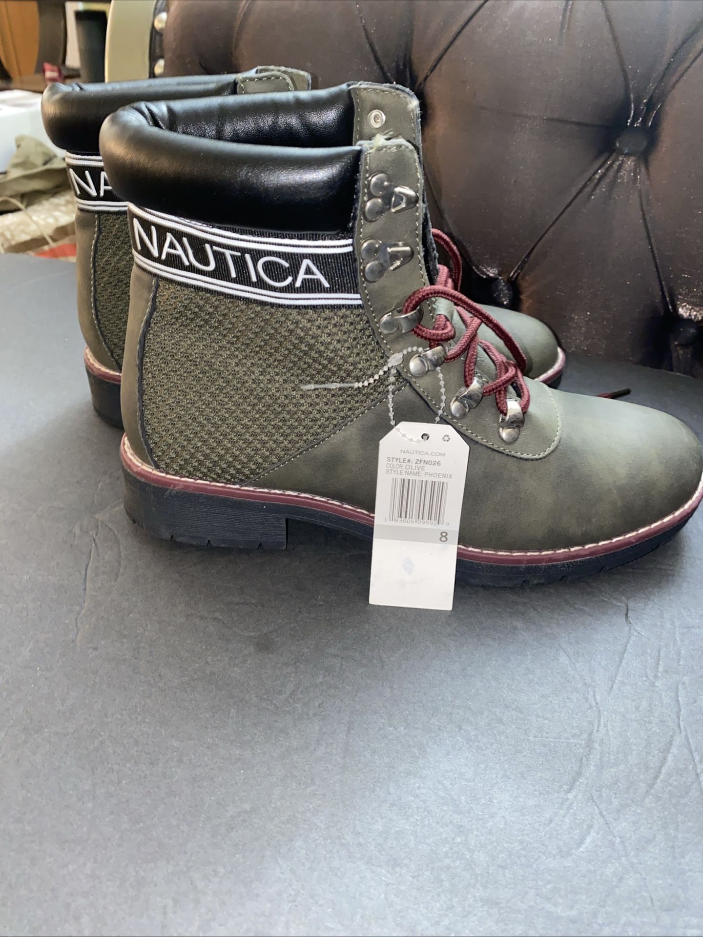 Nautica Women's Size 8 Green New Phoenix Hiking Snow Boots