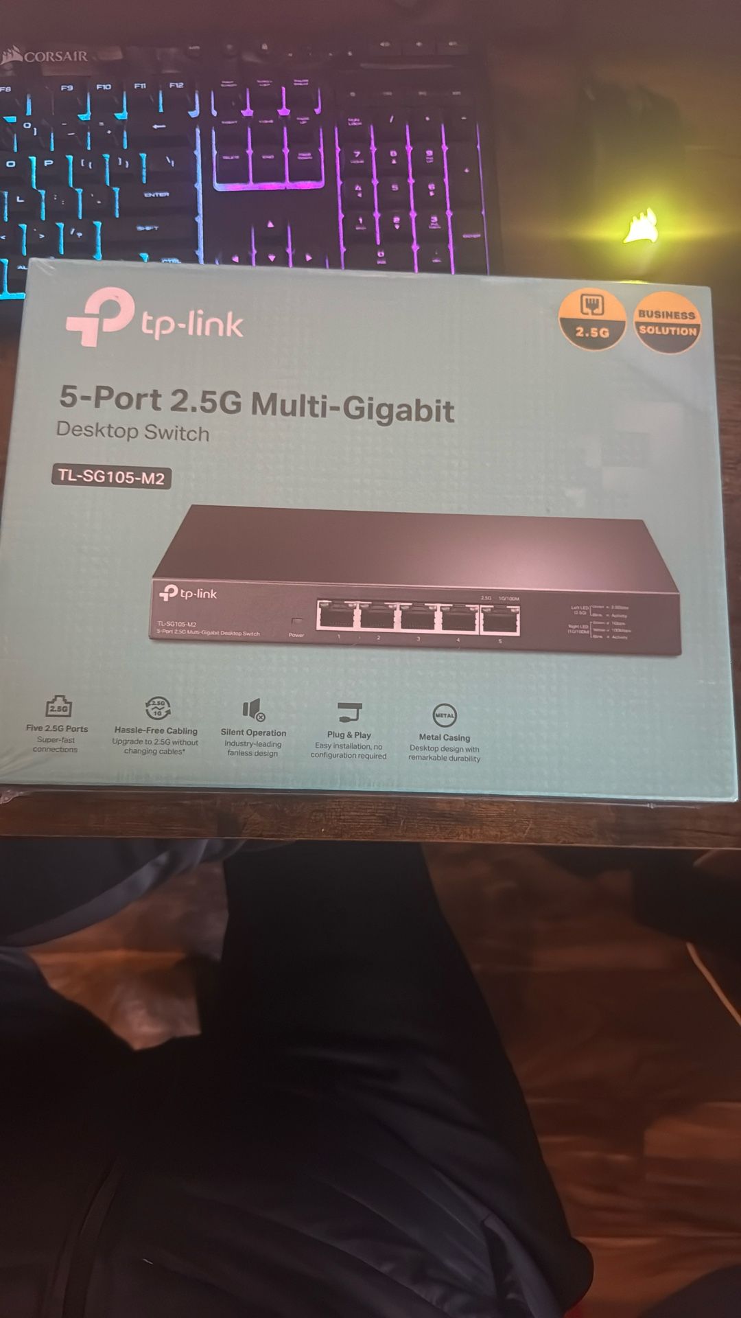 TP LInk 5-Port 2.5G Multi-Gigabit Desktop Switch Unopened 
