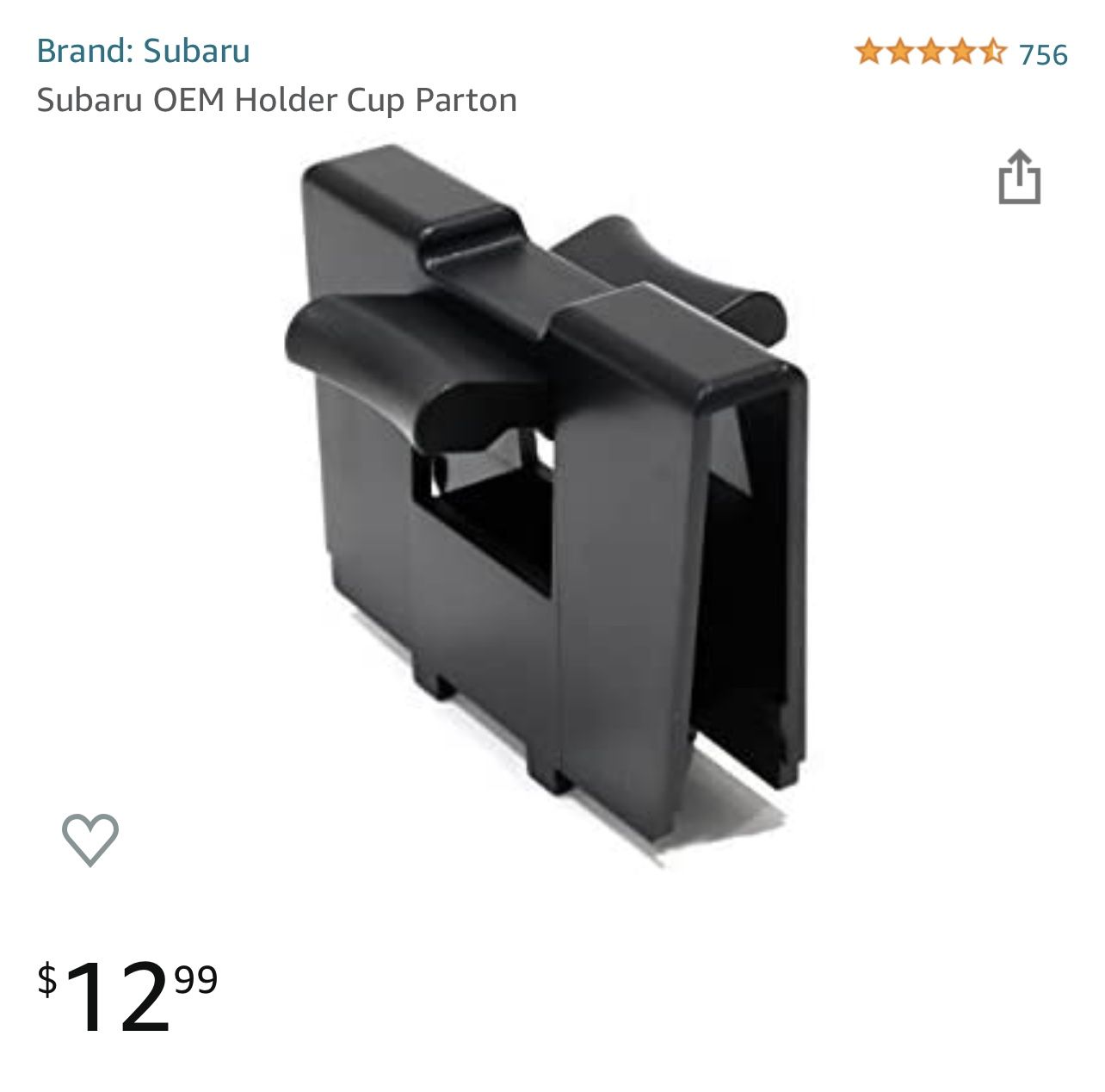 Subaru Cup Holder Parton