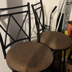 Brand New Two Swirling Bar Stools 
