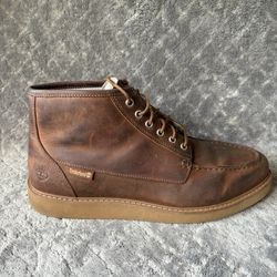 Men's Timberland Newmarket Mid Lace Chukka Boots in Rust Brown, SIze 11.5