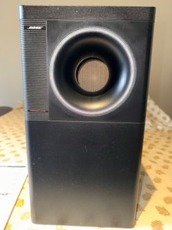 Bose Acoustimass 5 Series III Bass Module Subwoofer Speaker System Black w/ Manual
