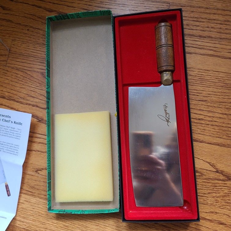 Dexter Russell 8" Chinese Cleaver Stainless chef Yan can cook signed new