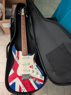 Electric Guitar : Union Jack Design with Gig Bag