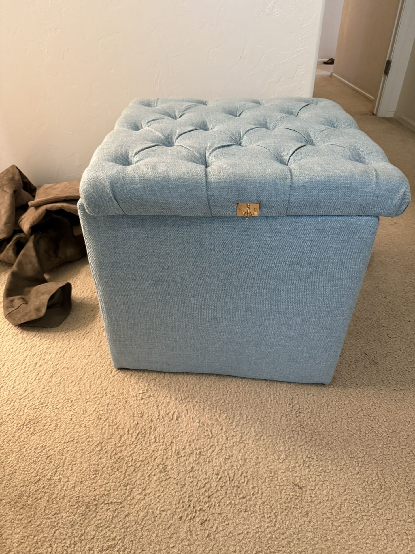 Light Blue Large Box For Storage