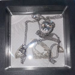 3 ct Moissanite Necklace