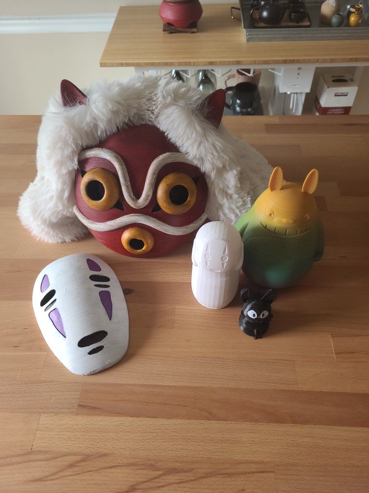 Studio Ghibli Collectables Princess Mononoke Noface Totoro Nesting Dolls
