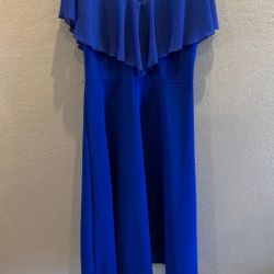 Royal Blue Mid Dress