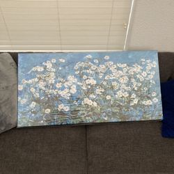 Blue Floral Painting 