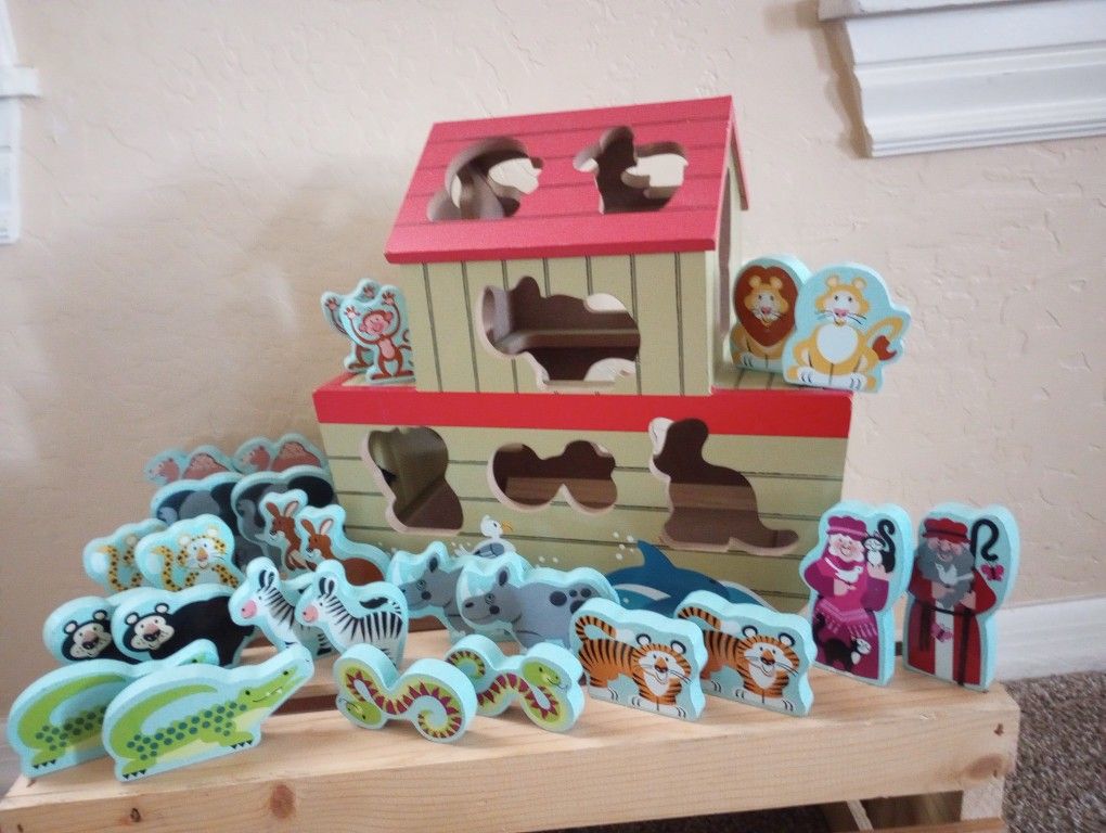 Noah's Ark Puzzle Shape Sorter