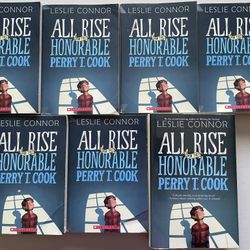 Set of 7 Book Club books - All Rise for the Honorable Perry T. Cook 
