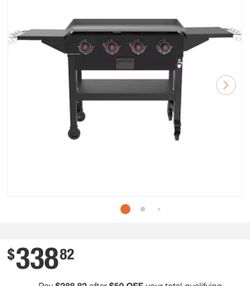 Coleman Griddle 4 Burner new In Box 