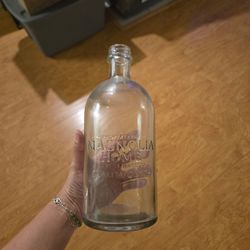 Magnolia Home Glass Bottle