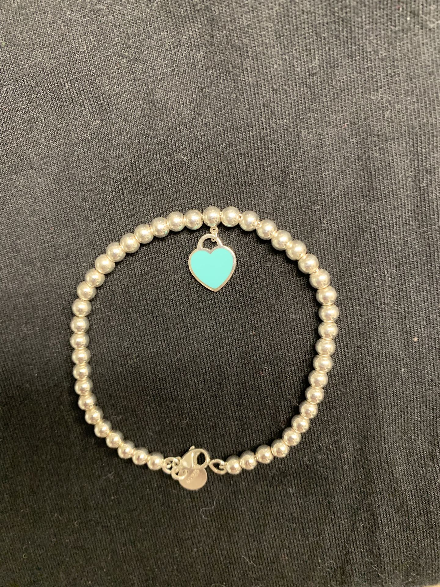 Tiffany’s Teal Heart Bracelet