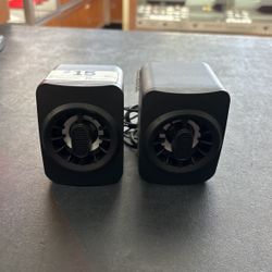 2 Boom Speakers