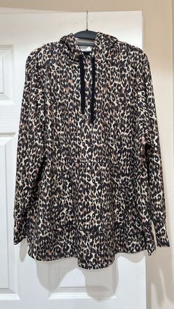 Ideology Animal Print Womens Cozy Comfy Hoodie