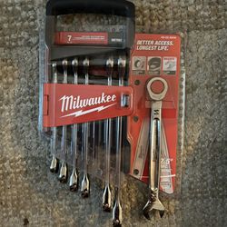 Milwaukee  Metric 7 Piece Ratcheting Wrench