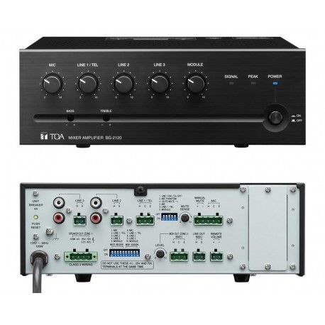 Toa Commercial Amplifier bg-2120