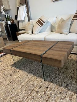 Dark brown Minimalist coffee table