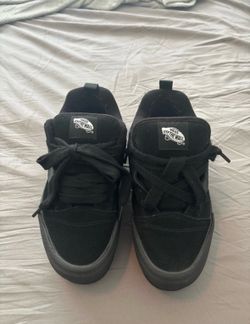 Vans men’s triple black stack form 6.5 (8 woman)