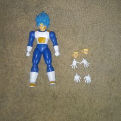 Custom Ssg Blue Goku Figure 