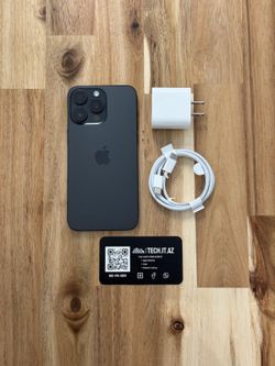📱 iPhone 15 Pro Max | 256GB | Black Titanium | Cricket Only | Hablo Español 