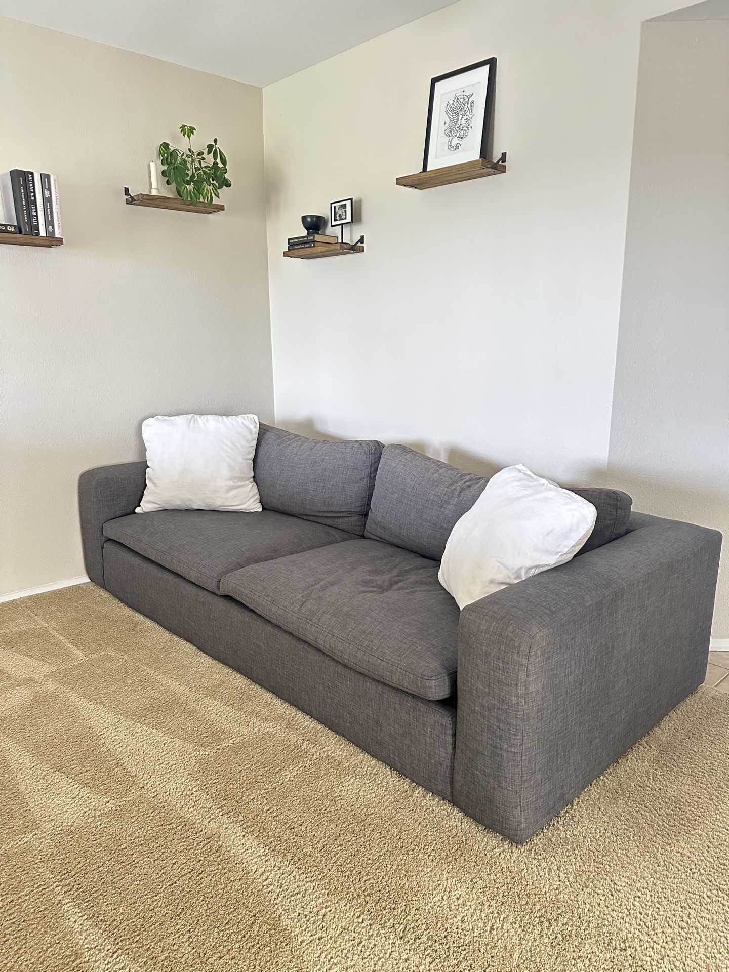 Dark Grey Cloud Couch